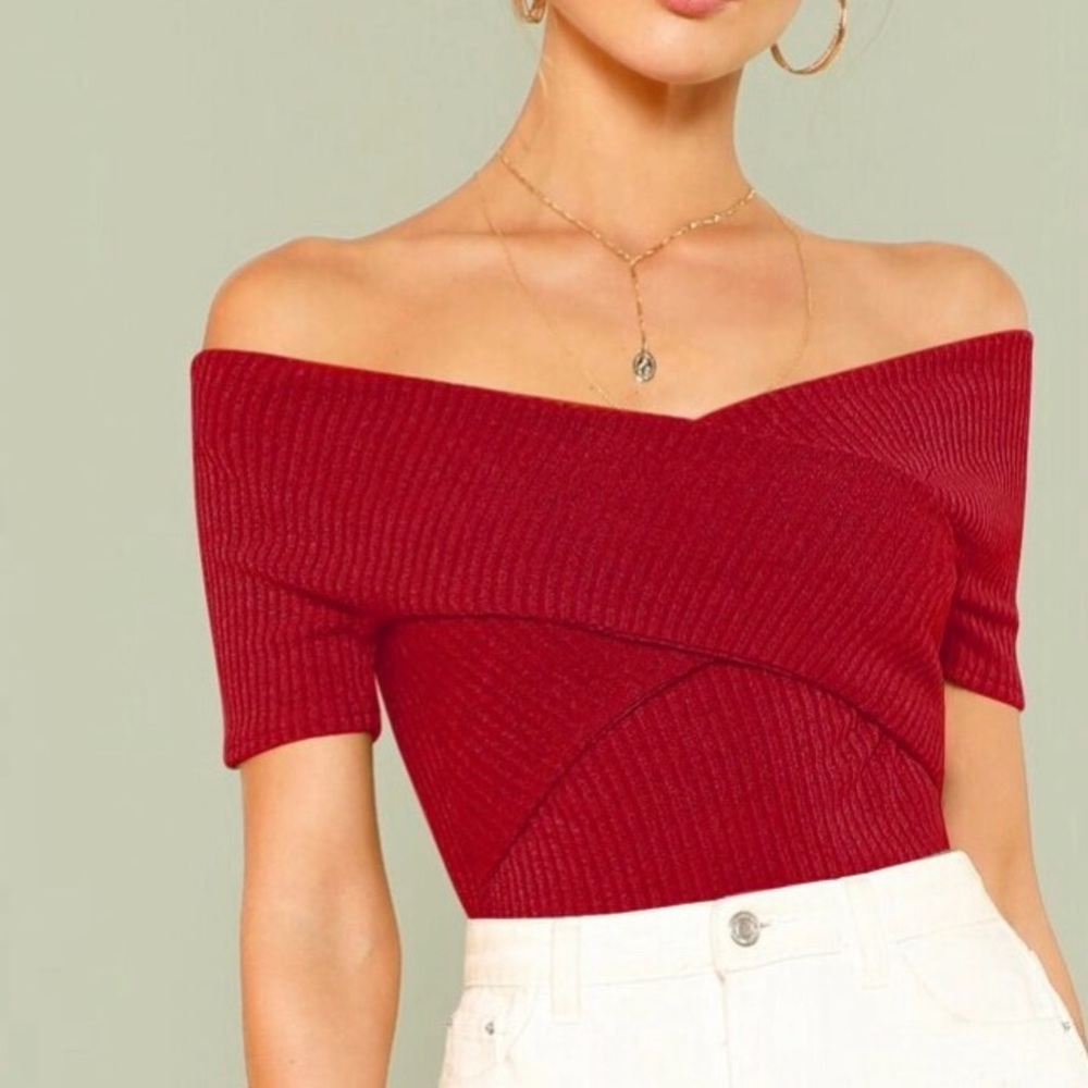 Off the shoulder shirt